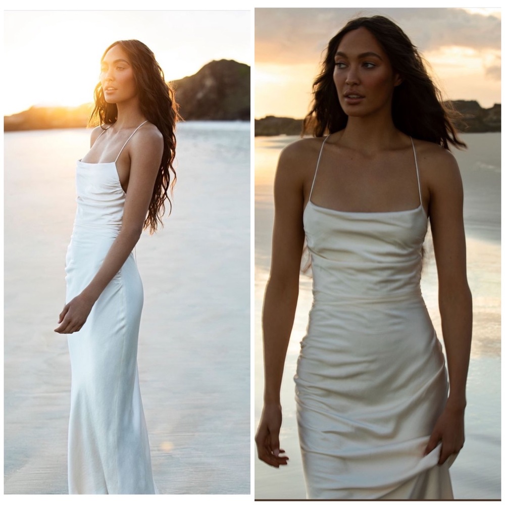 LA LUNE LACE BACK MAXI DRESS
